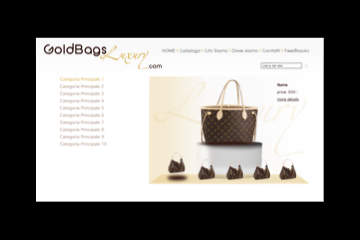 e-commerce Gold Bags Luxury